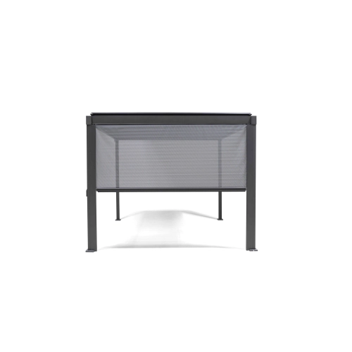 Roleta przeciwsłoneczna opuszczana 3M - Pergola tarasowa MIRADOR Solid 80 i Basic 88  - Antracyt